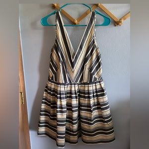 J. Crew Gold & Navy Dress 💛💙